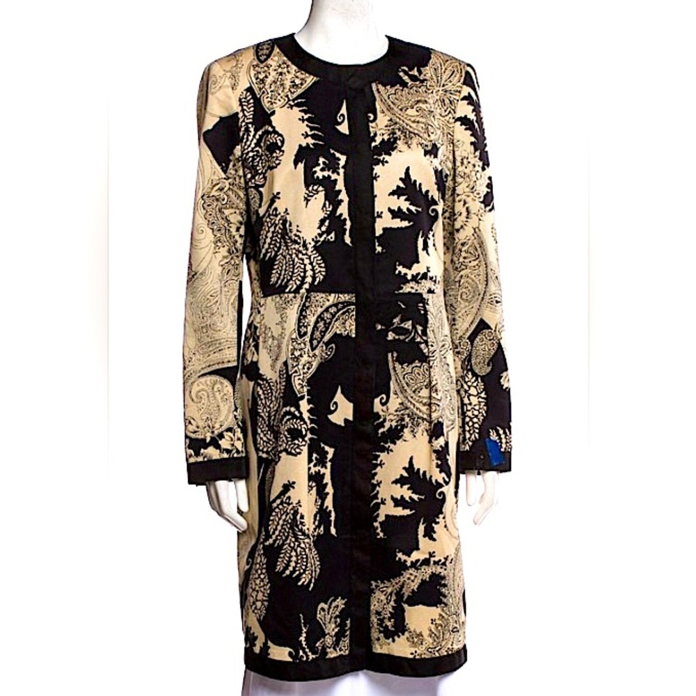 Etro paisley summer coat - like new, size 12